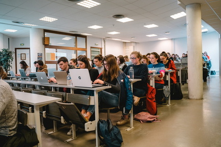 etudiants amphi cours faculte droit  2019 - AntoineBorzeix.fr - A7305485